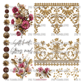 981 ORNATE BORDER AND CIRCLE BUTTONS - 216 Tumblers