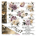 989 LILAC CREAM FLOWERS & LEOPARD - 216 Tumblers