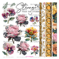 999 STRONGER THAN THE STORM .. FLOWERS - 216 Tumblers