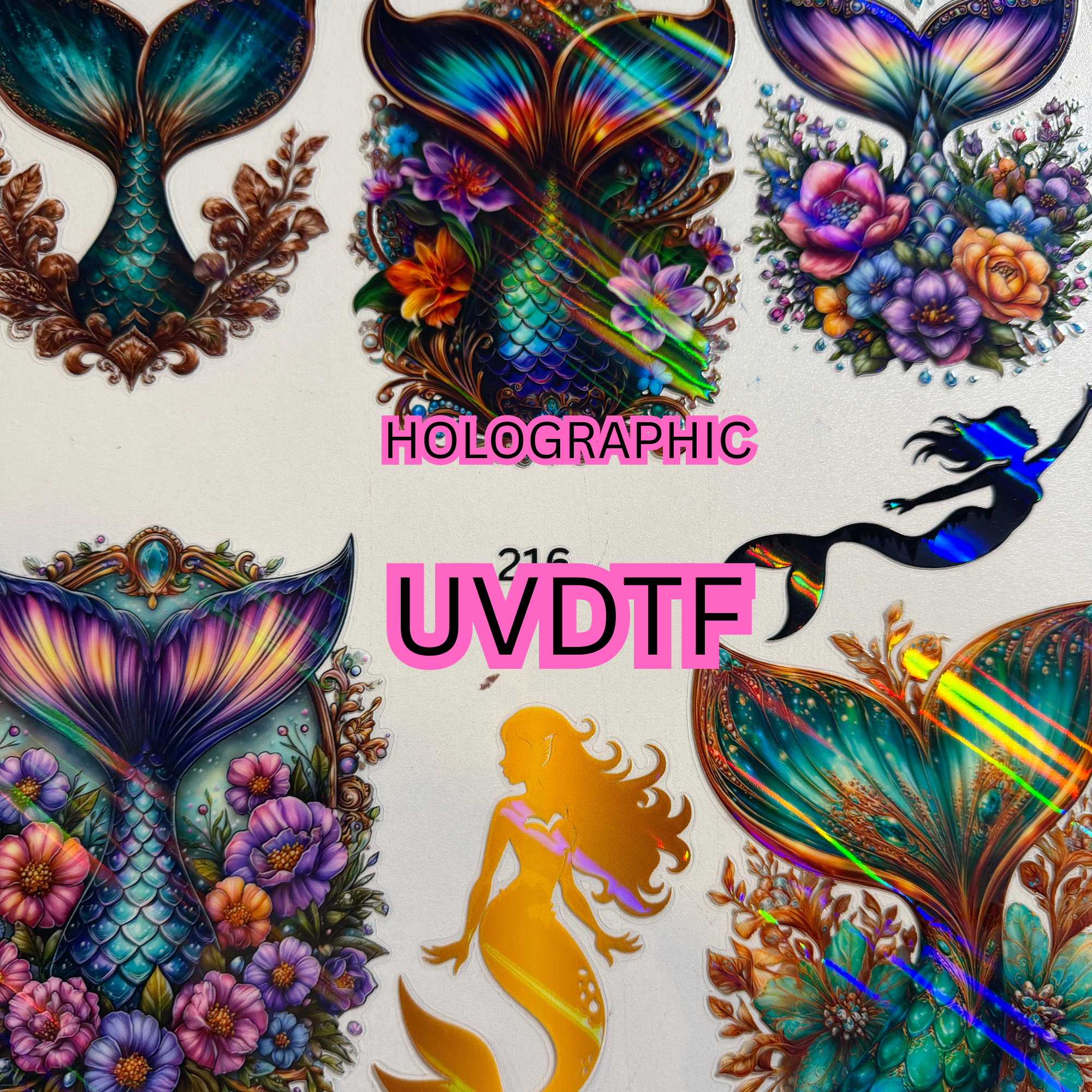HOLOGRAPHIC - MERMAID TAILS