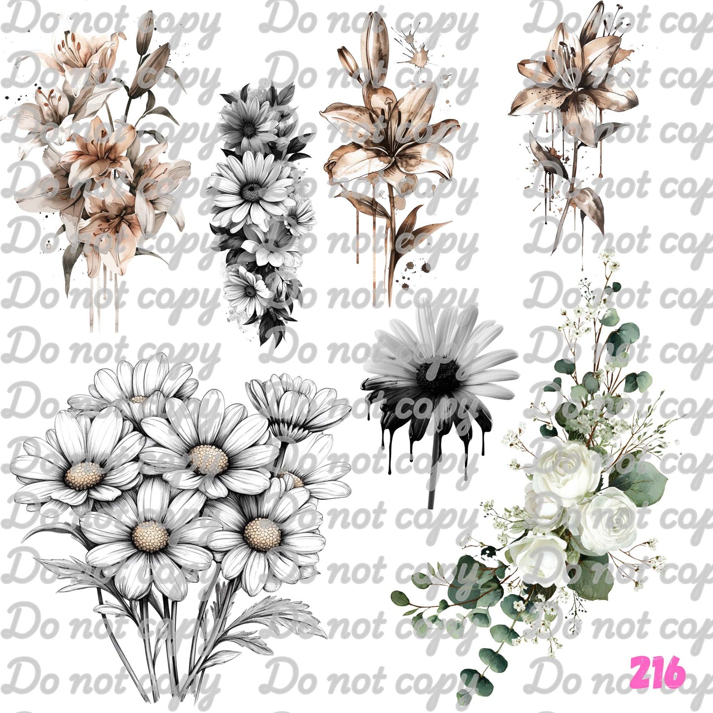 581 SUBTLE FLOWERS