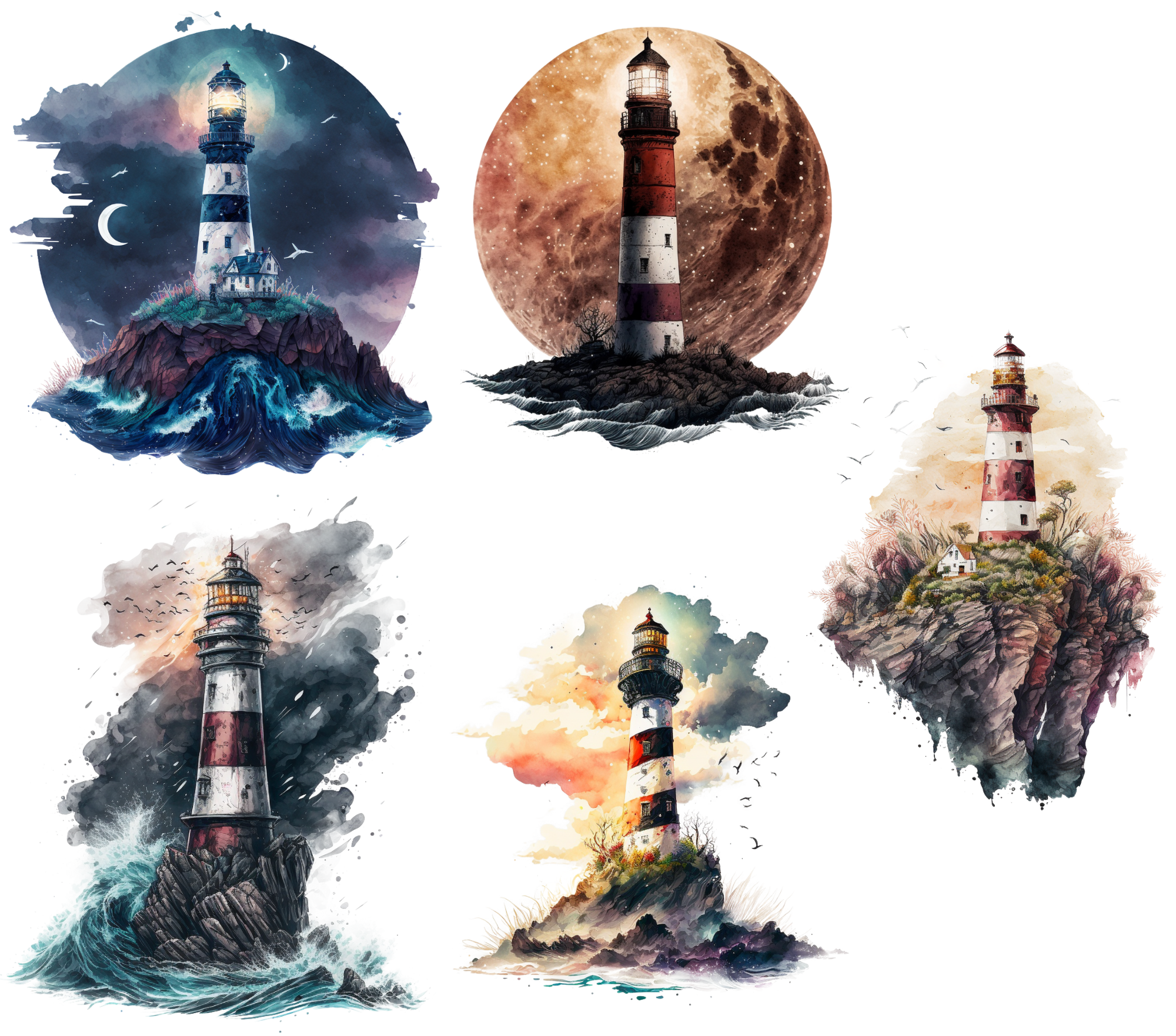 #20-46 Lighthouses