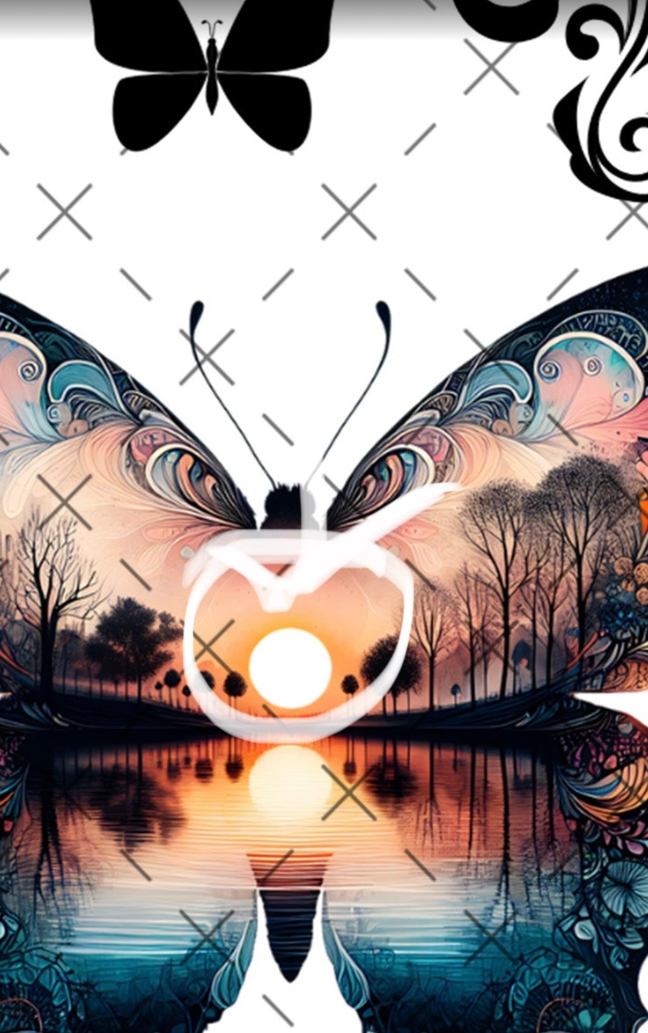 10X10- 151 SCENIC BUTTERFLIES **(read)