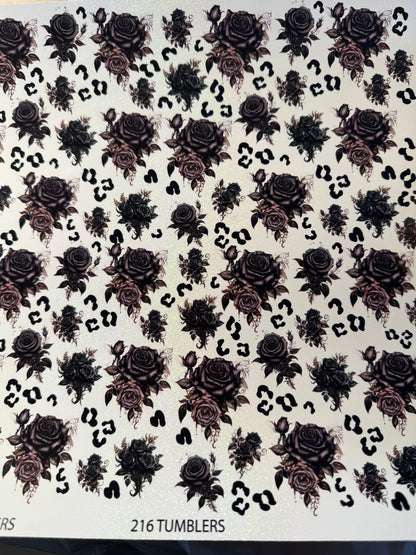 WHITE SHIMMER HOLO - FLOWERS 10X10 *NEW PRODUCT