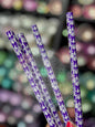 472 Purple Bow and Ribbon Straw 32-40oz