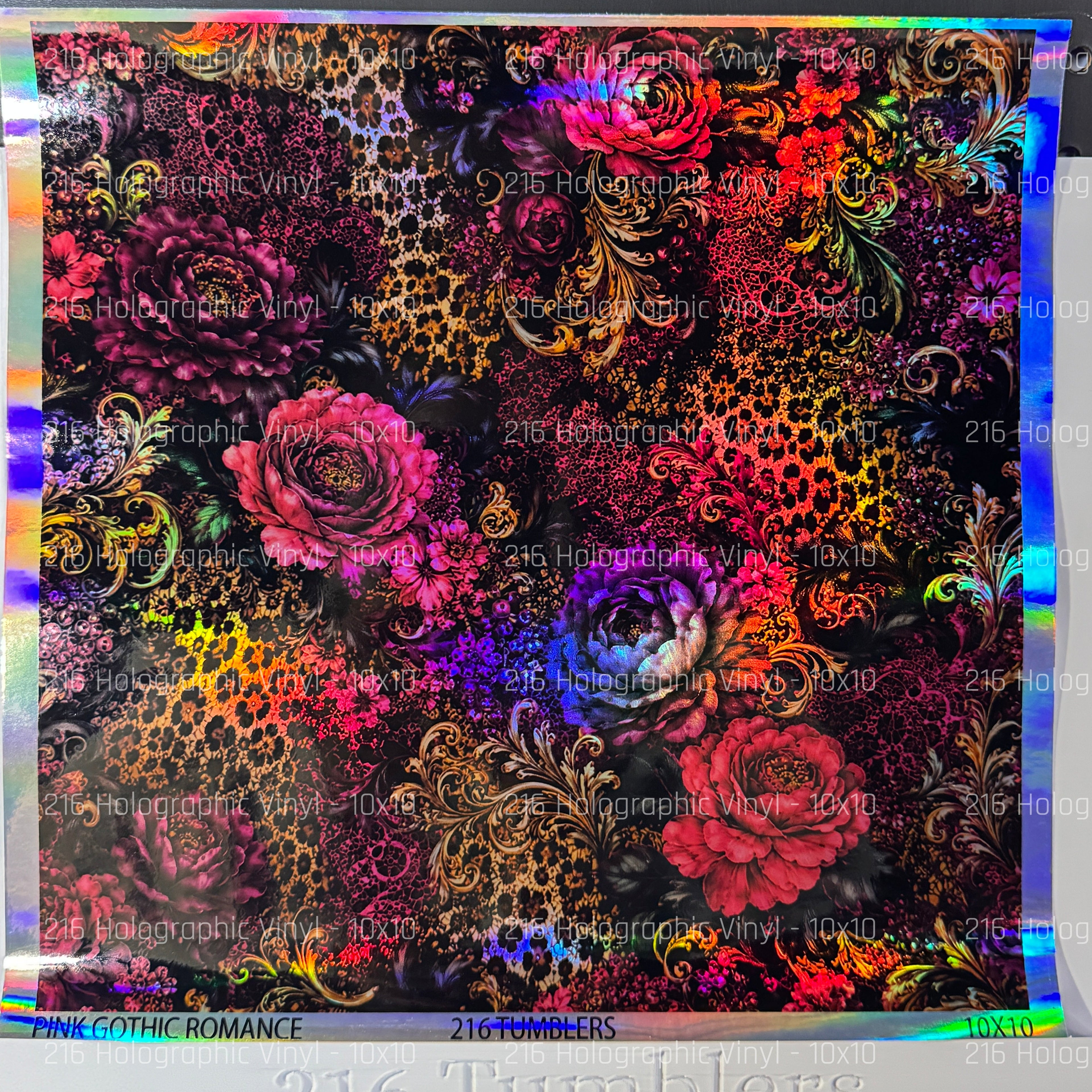 PINK GOTHIC ROMANCE HOLO 10X10