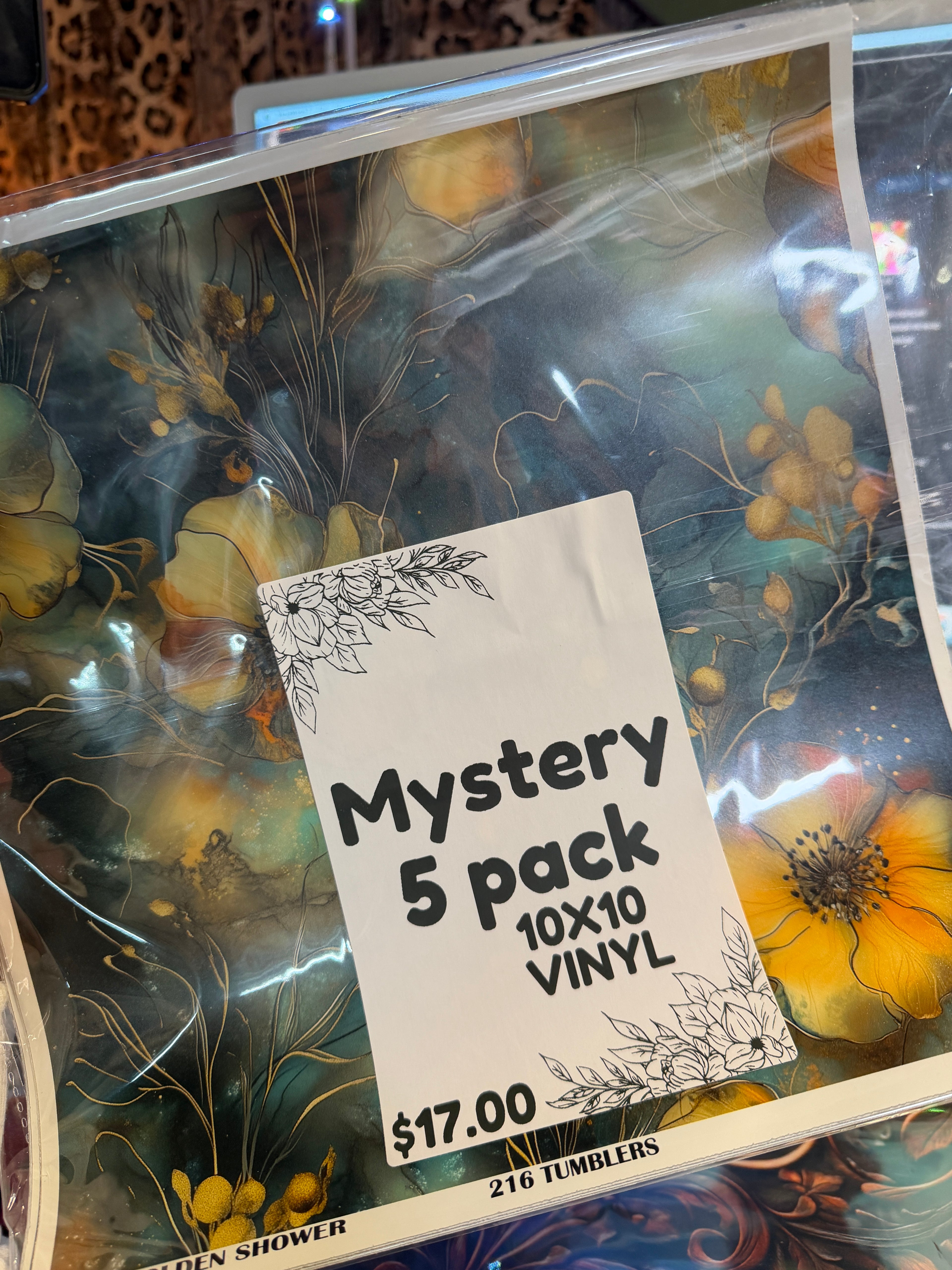 5 PACK RANDOM 10x10