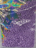 3mm RESIN RHINESTONES SOLID LIGHT AMETHYST JELLY