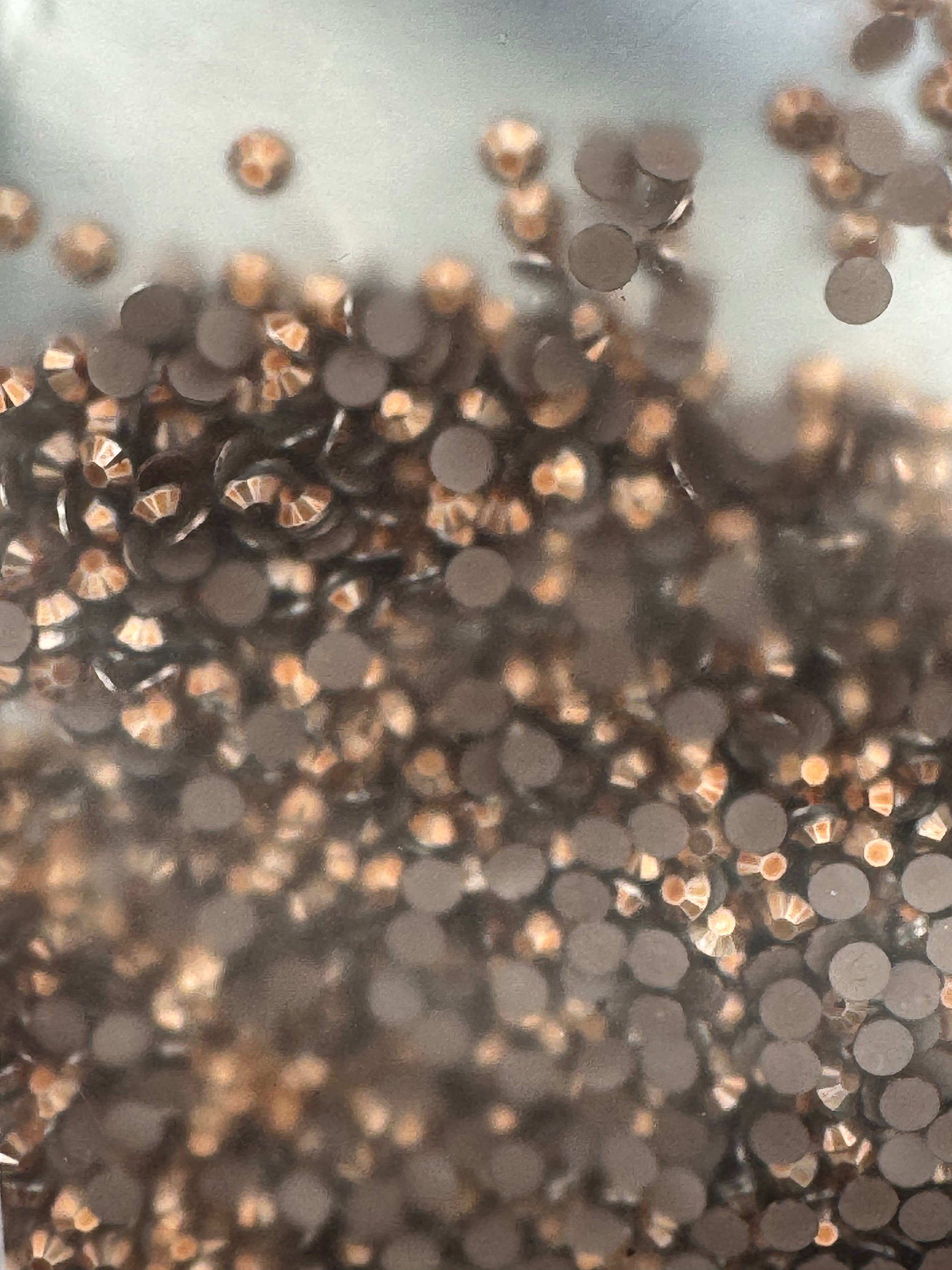 3mm RESIN RHINESTONES ANTIQUE BRONZE AB JELLY