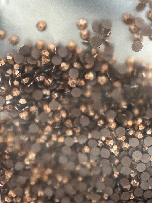 3mm RESIN RHINESTONES ANTIQUE BRONZE AB JELLY