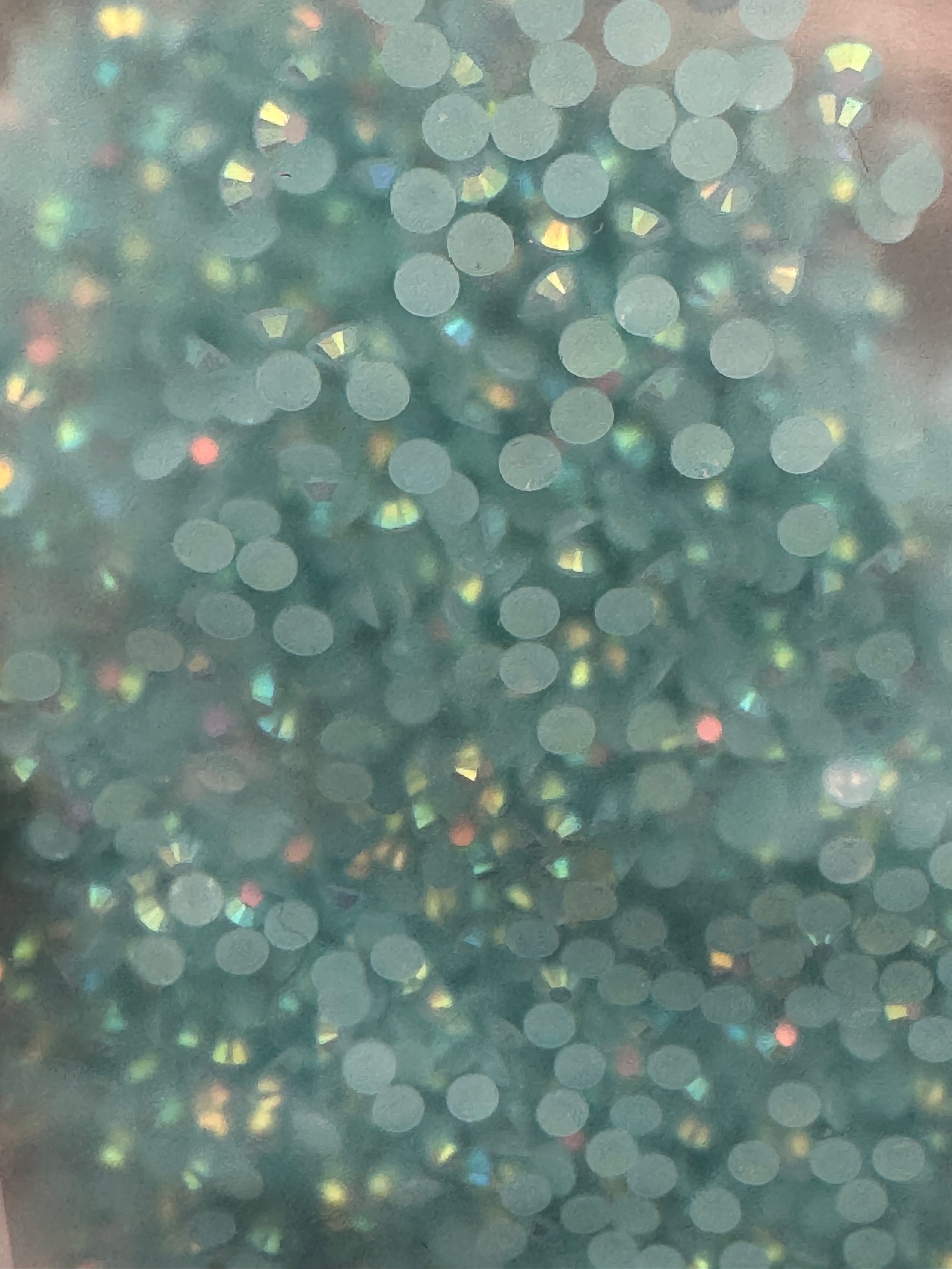 3mm RESIN RHINESTONES AQUAMARINE AB JELLY