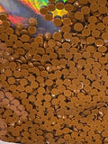 3mm RESIN RHINESTONES SOLID COFFEE JELLY