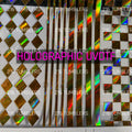 GOLD HOLOGRAPHIC 3 DESIGN UVDTF 11.25X11.25