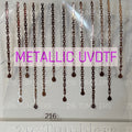 7X7 ROSE GOLD DANGLES