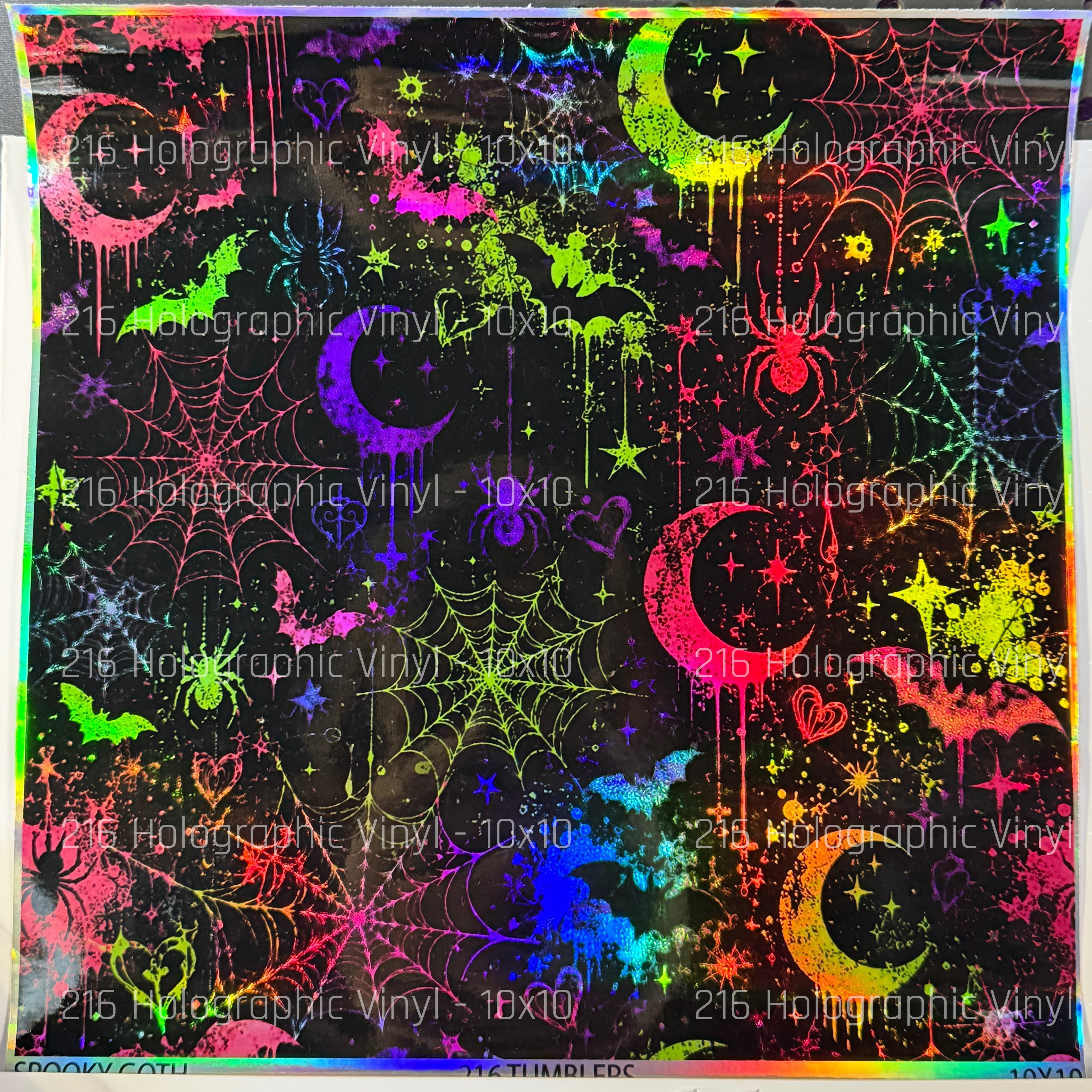 SPOOKY GOTH HOLO 10X10