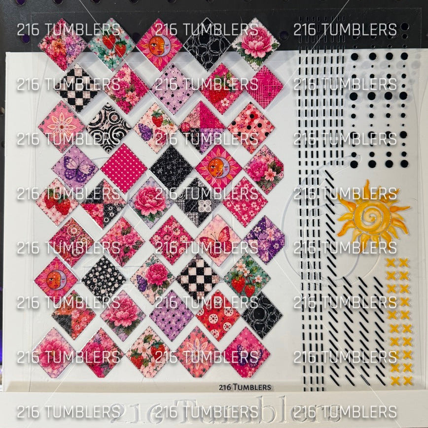 1165 PATCHWORK - ARGYLE - COTTAGE