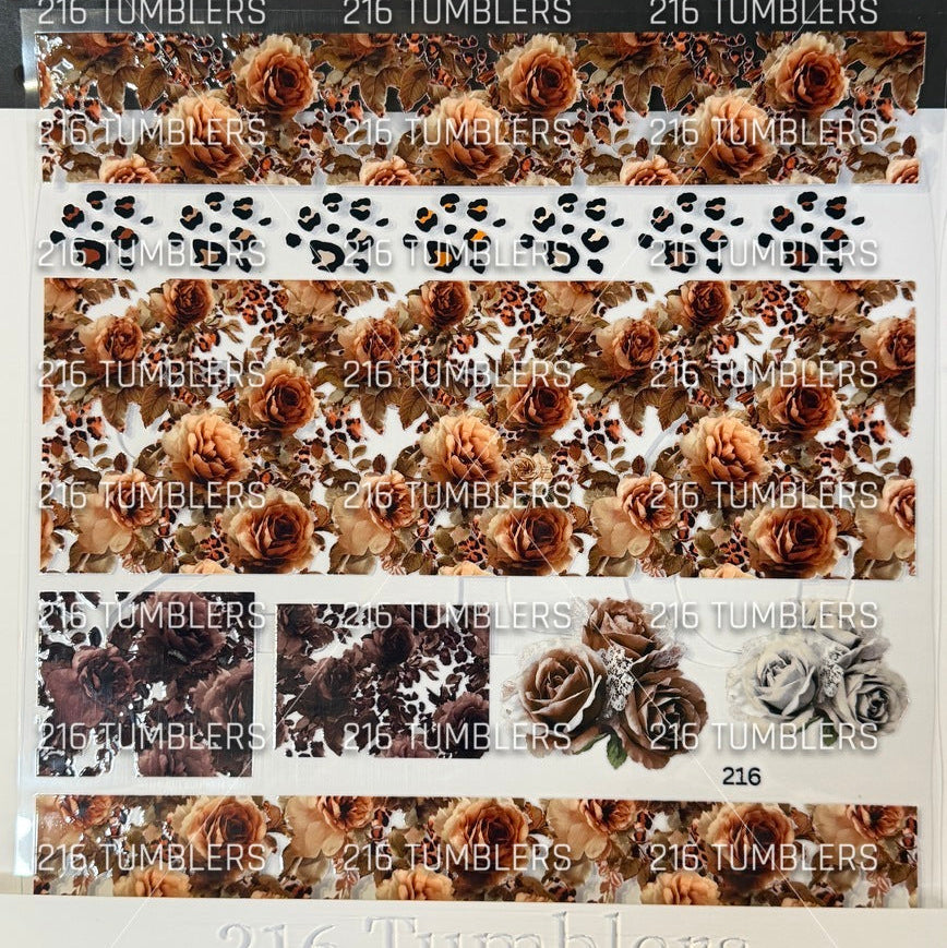 1080 VINTAVE FLORAL PEEK A BOO W/LEOPARD