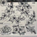 936 FLORAL OUTLINES