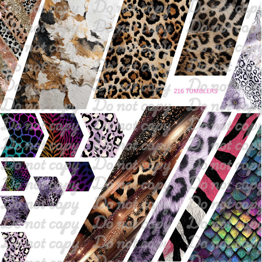 667 ANIMAL PRINT SHAPES