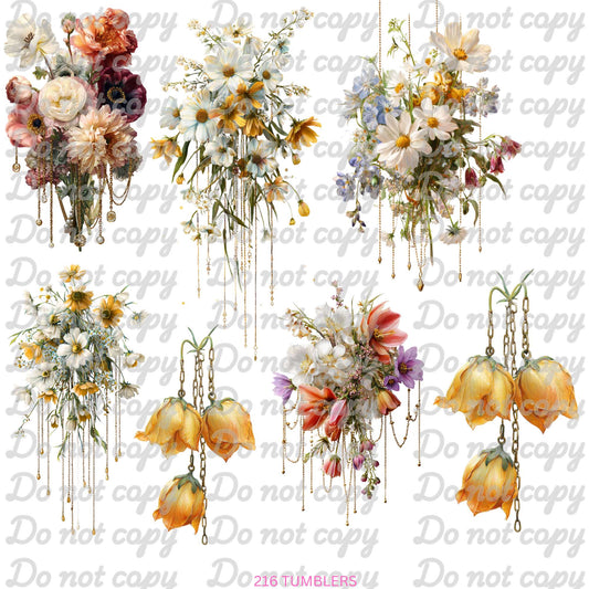 672 DRIPPING FLORALS