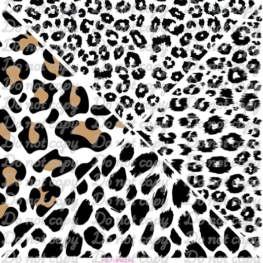 MIXED MEDIA3 - WITH BROWN ANIMAL PRINT