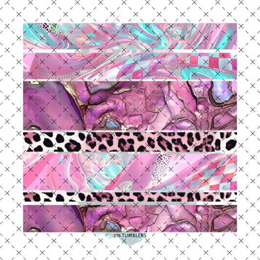 10X10-96 PINK BANDS