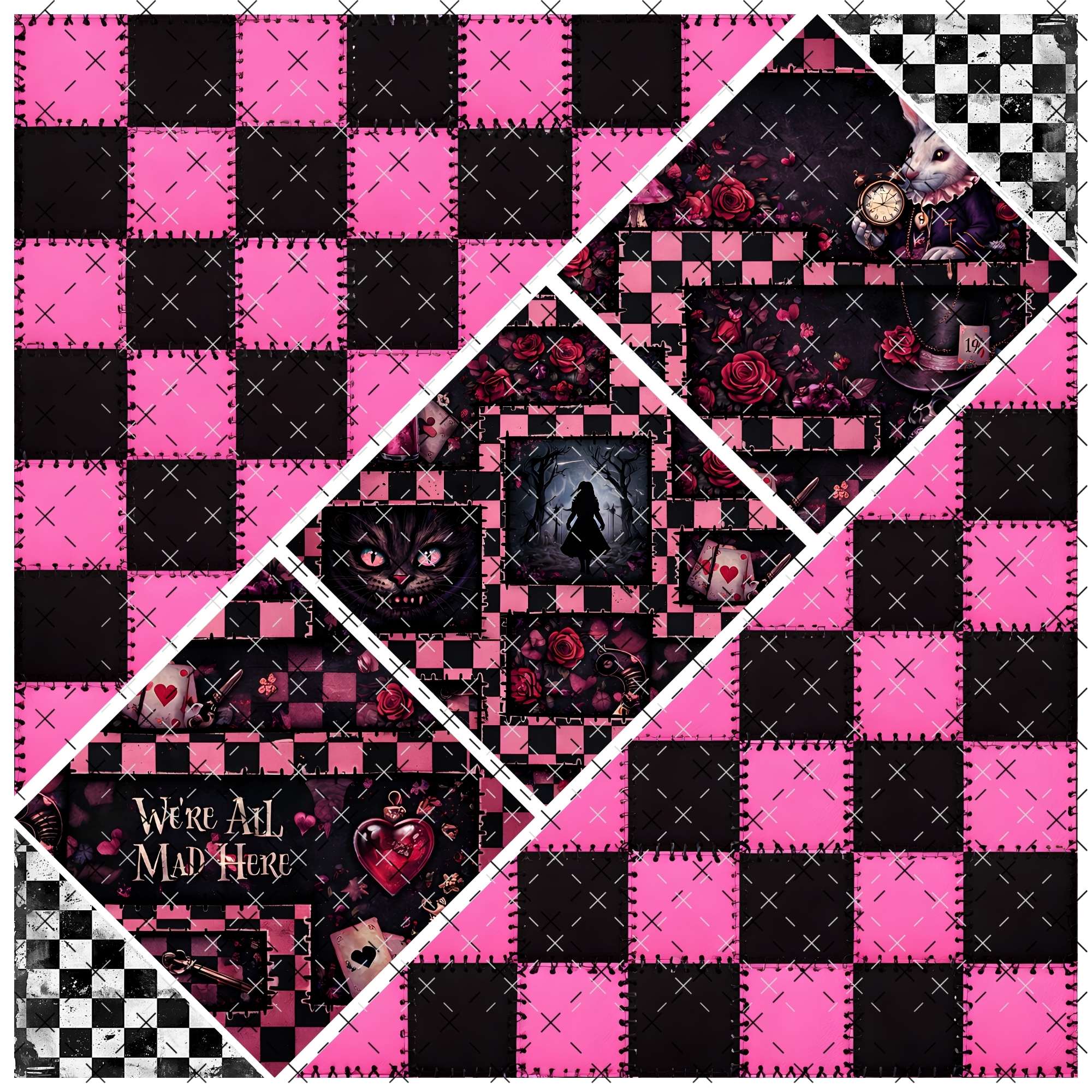824 PINK CHECKER ALICE