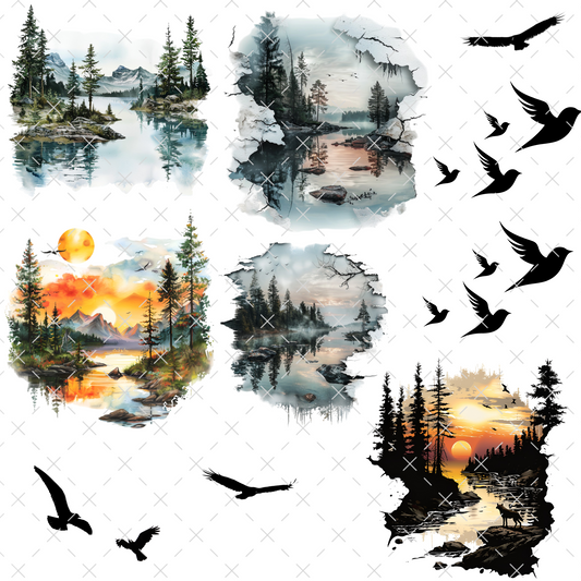 10X10 -#10  SCENIC SCAPE