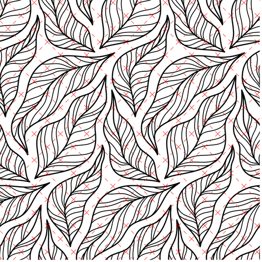 10X10 OUTLINES  #18 LEAF LINES