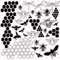 10X10 OUTLINES  #16 BEE HIVES