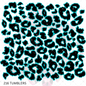 262 - TURQUOISE LEOPARD SPOTS W/OUTLINES