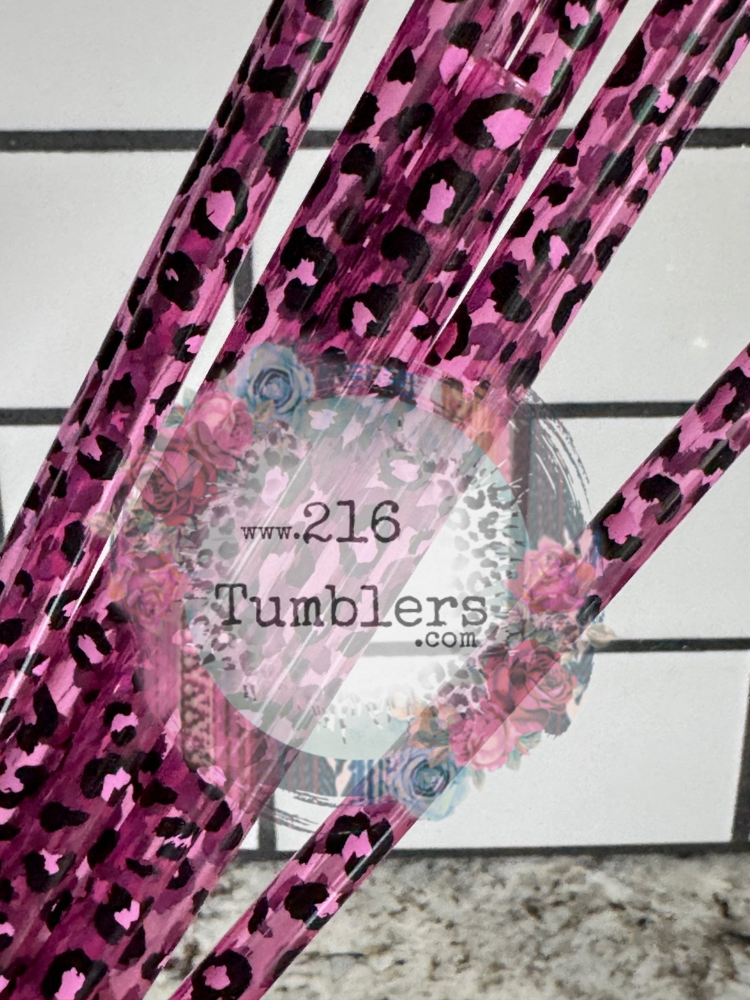 A1 SERIES: HOT PINK LEOPARD - 216 Tumblers