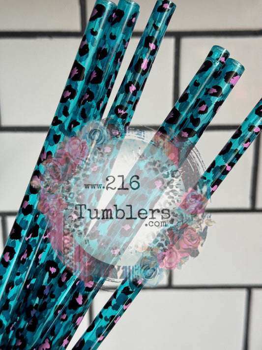 A1 SERIES: TURQUOISE LEOPARD - 216 Tumblers