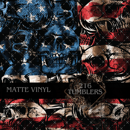 AMERICAN SKULL - 216 Tumblers