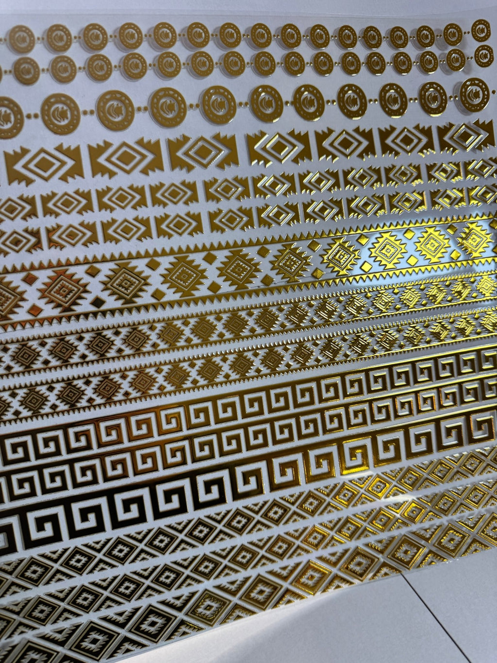 AZTEC BANDS GOLD AND SILVER OPTION Design Credit Kraft Craze - 216 Tumblers