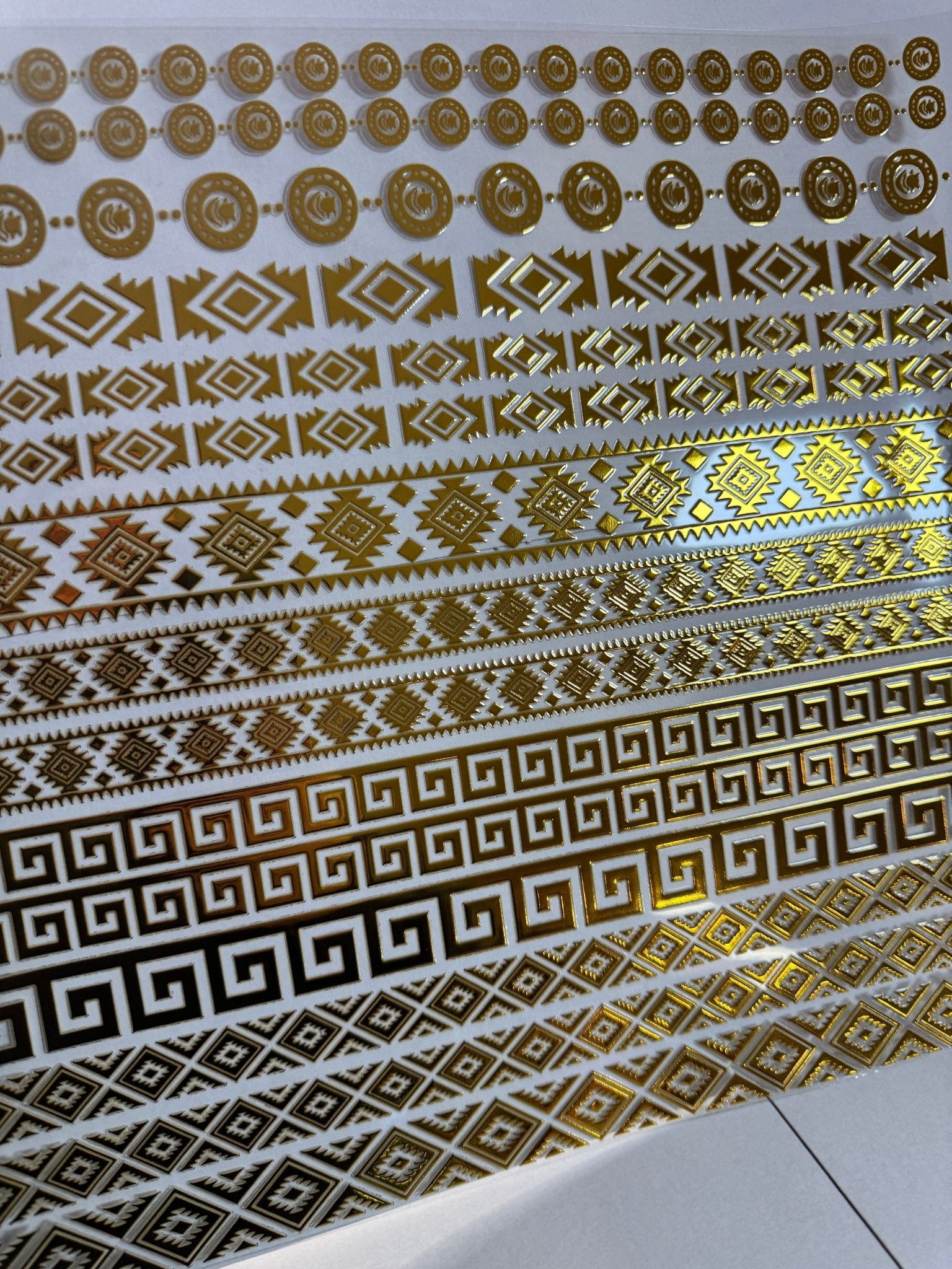 AZTEC BANDS GOLD AND SILVER OPTION Design Credit Kraft Craze - 216 Tumblers
