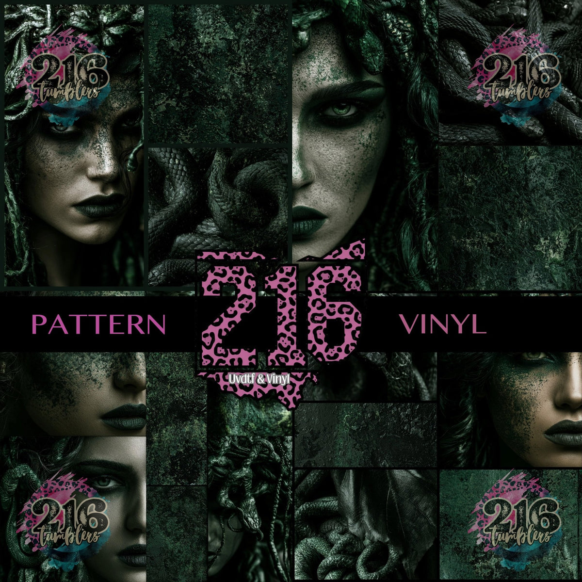 BA MEDUSA PATCH - 216 Tumblers