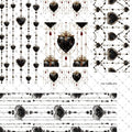 BLACK HEART STRANDS - 216 Tumblers