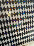 BLACK HOLOGRAM ARGYLE - 216 Tumblers