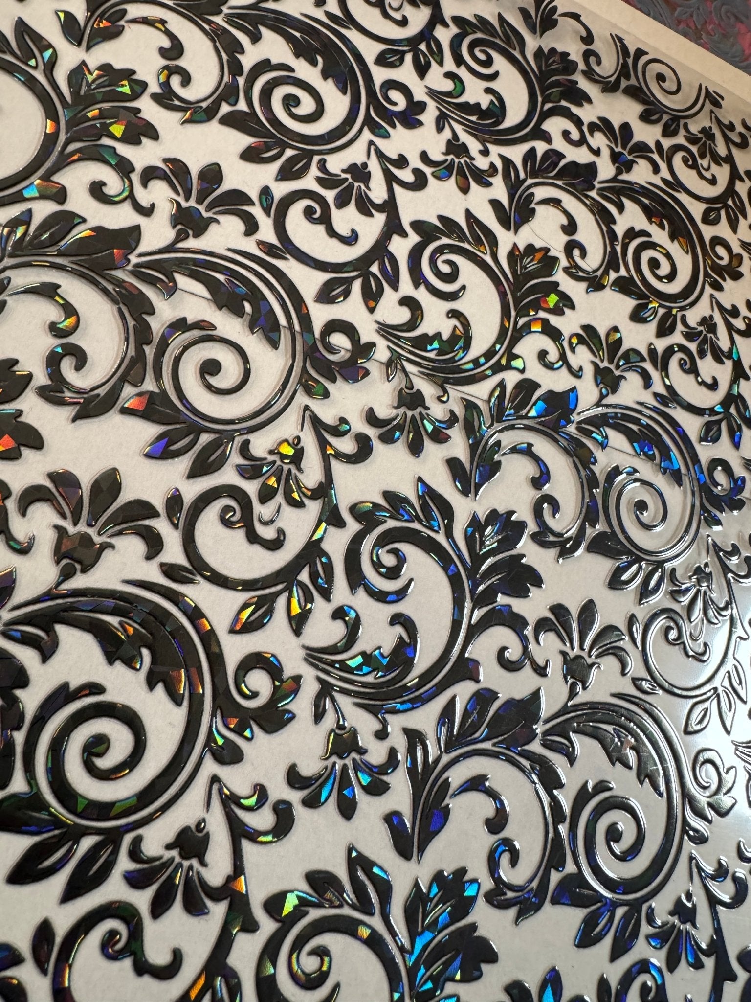 BLACK HOLOGRAM TOOLED LEATHER - 216 Tumblers