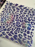 BLUE HOLOGRAPHIC LEOPARD PRINT - 216 Tumblers