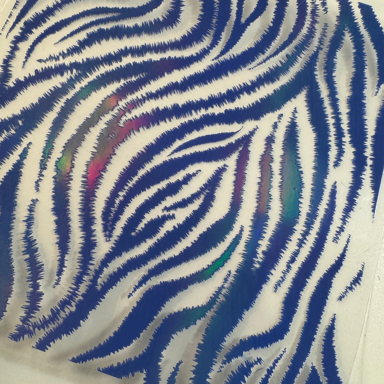 BLUE HOLOGRAPHIC TIGER STRIPE – 216 Tumblers
