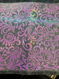 BRIGHT PURPLE HOLOGRAPHIC TOOED LEATHER - 216 Tumblers