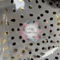 CHAMPAGNE GOLD DALMATIAN DOTS - 216 Tumblers