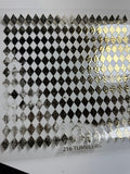 CHAMPAGNE GOLD DISTRESSED ARGYLE - 216 Tumblers