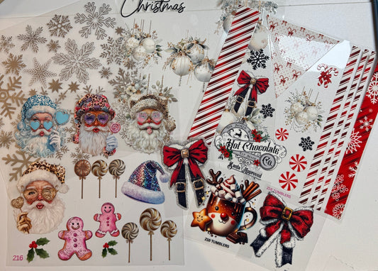 CHRISTMAS UVDTF BUNDLE - 216 Tumblers