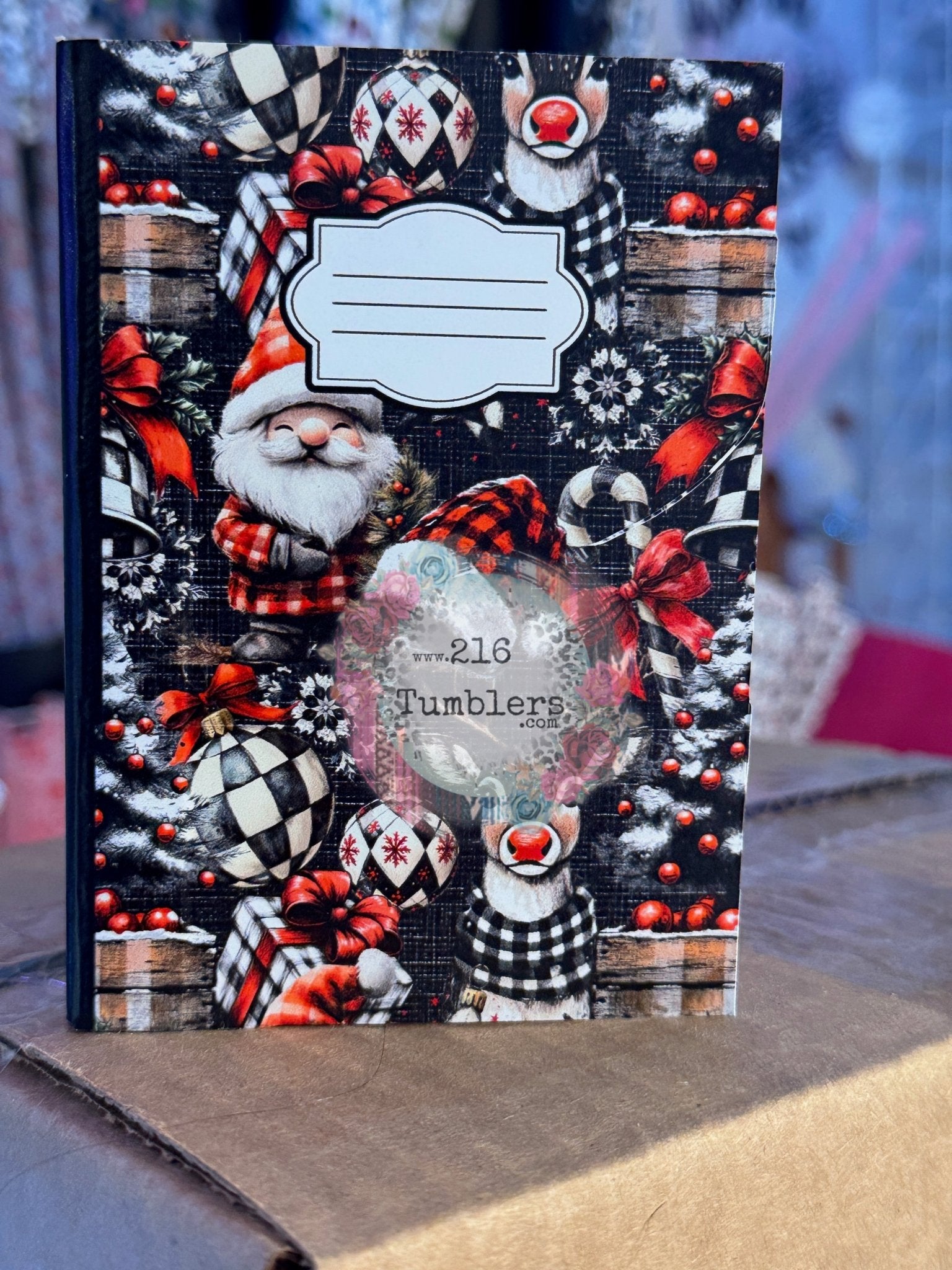 COMPOSITION BOOK VINYL - CHRISTMAS 1 - 216 Tumblers