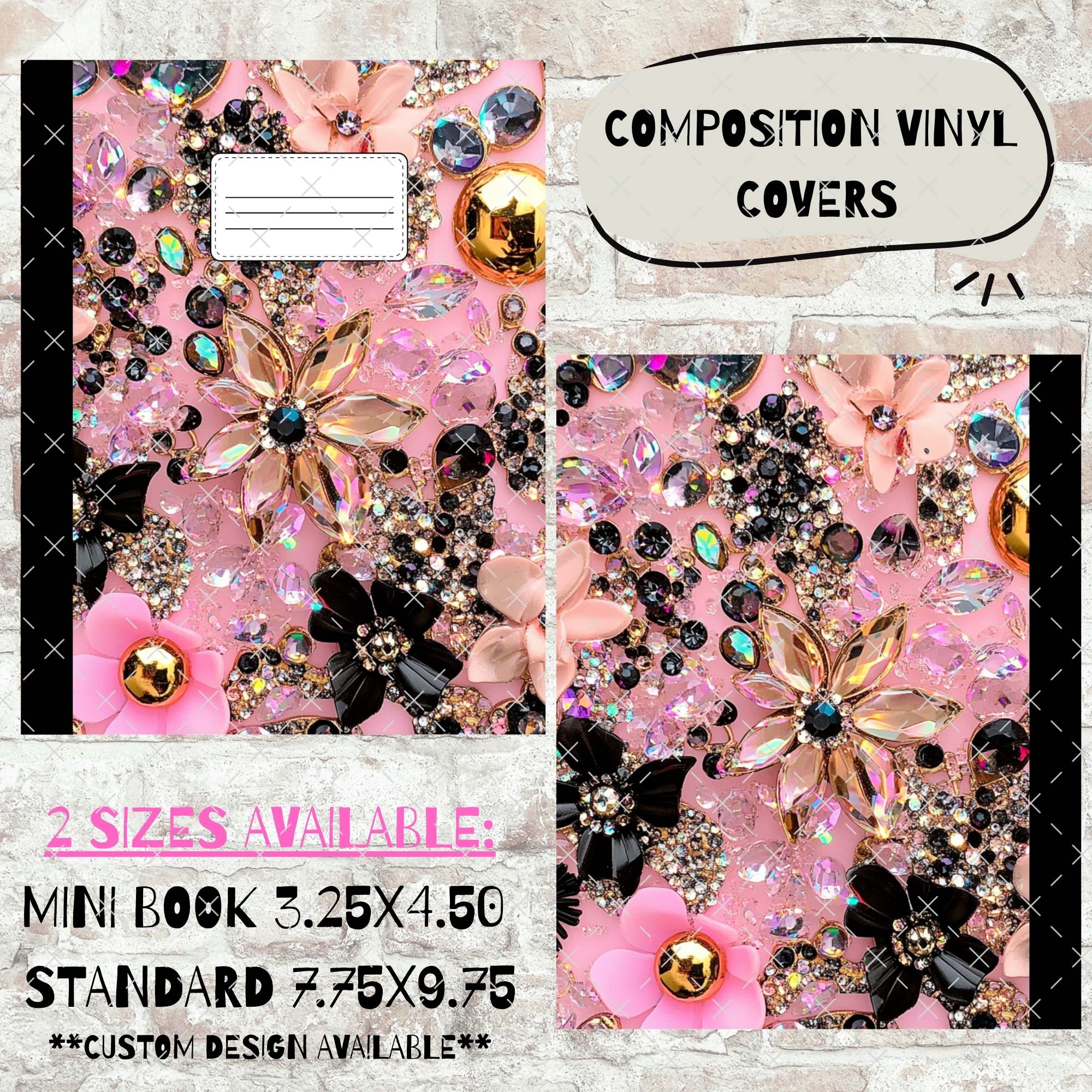 COMPOSITION BOOK VINYL - JEWELS - 216 Tumblers