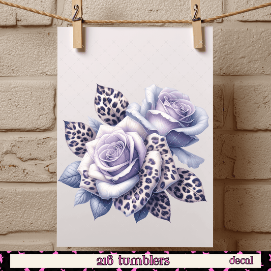 D 332 LEOPARD ROSE - 216 Tumblers