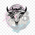 D 369 Bull Skull Desert Outline - 216 Tumblers